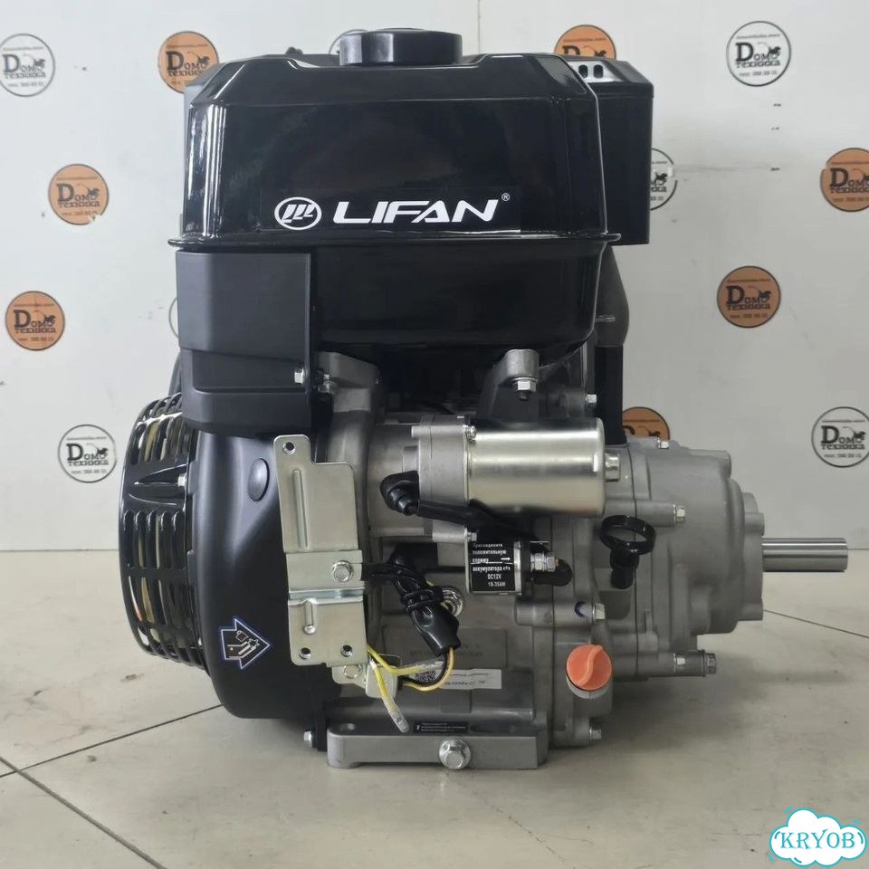 Двигатель lifan KP520E-U 18А (Реверс редуктор 1:2) фото 2