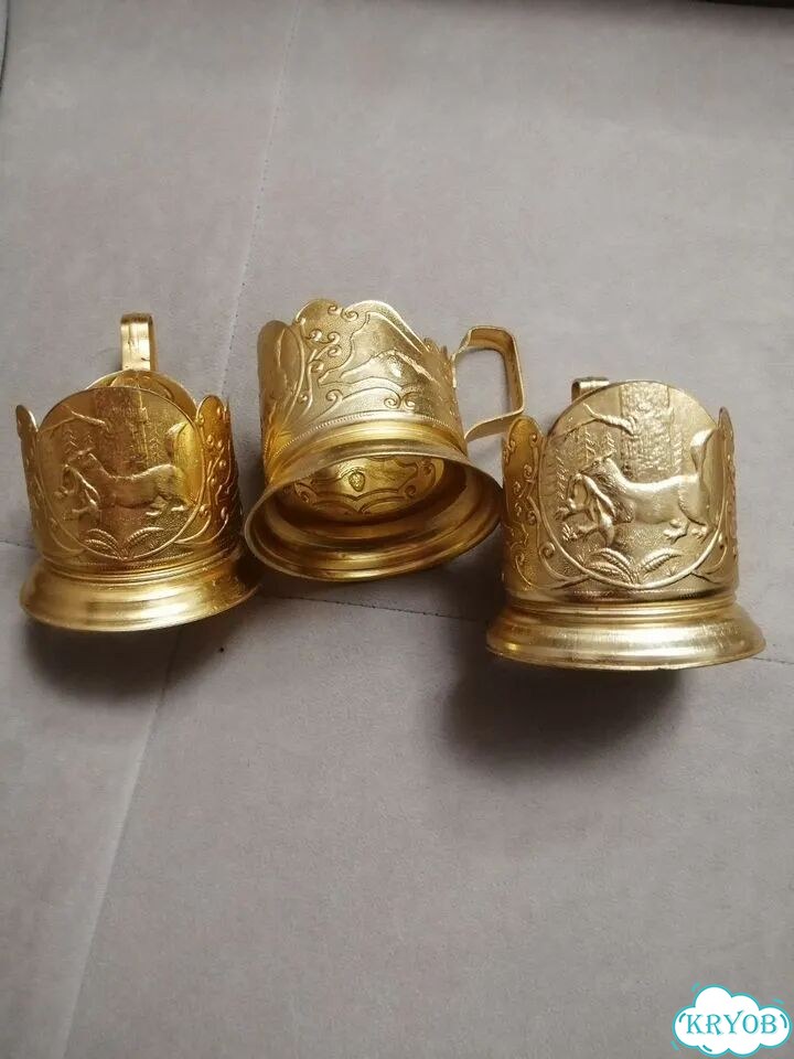 Подстаканники СССР алюминиевые фото 1
