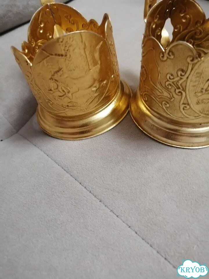 Подстаканники СССР алюминиевые фото 4
