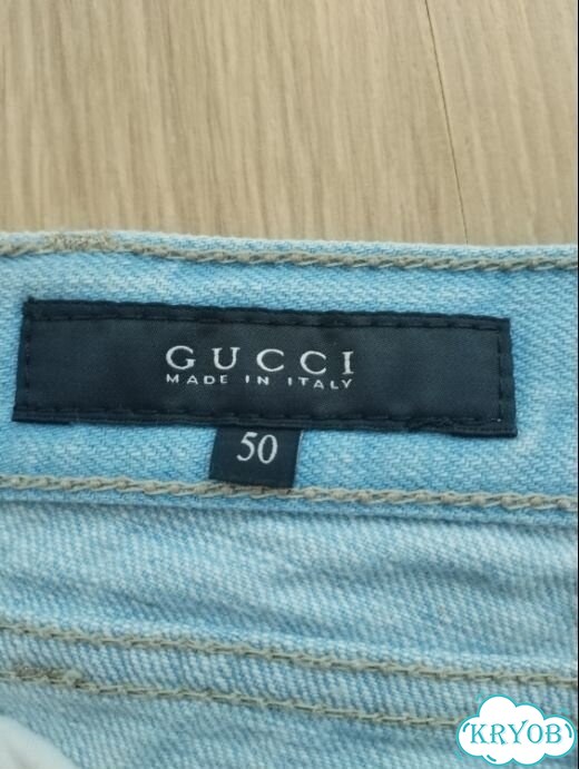 Джинсы Gucci мужские скинни фото 2