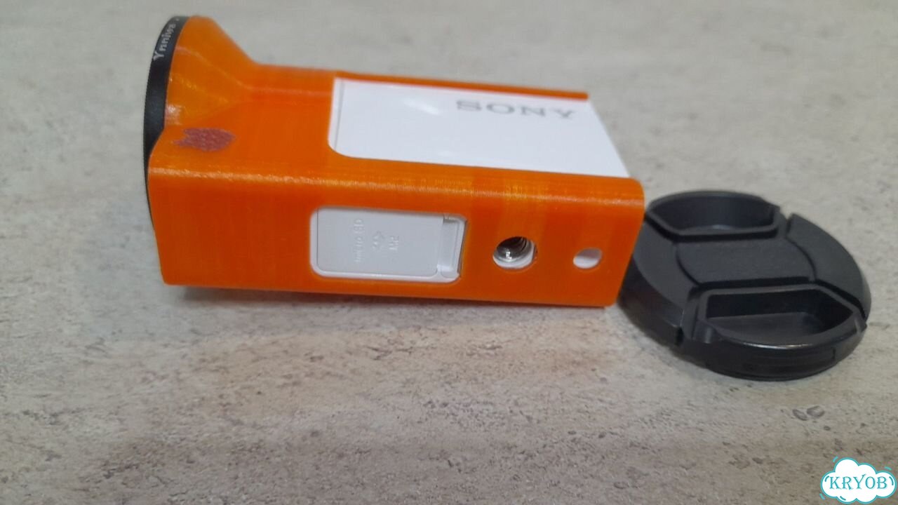 Защита линзы, чехол рыжий Sony as300, x3000 фото 3
