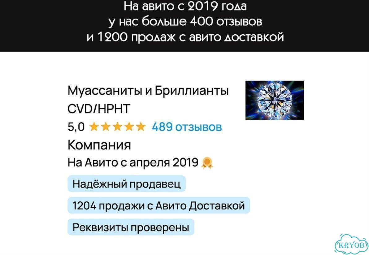 Муассанит в португальской огранке 12 мм 6 карат фото 7