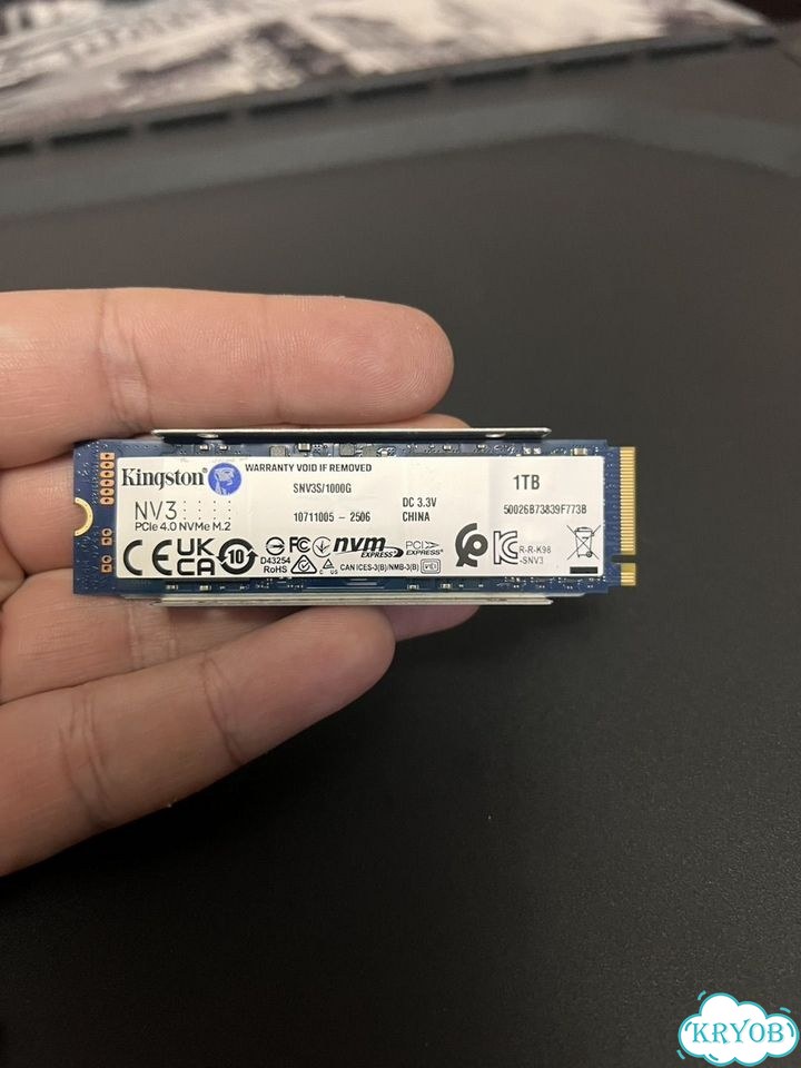 Ssd m2 nvme 1tb kingston фото 1