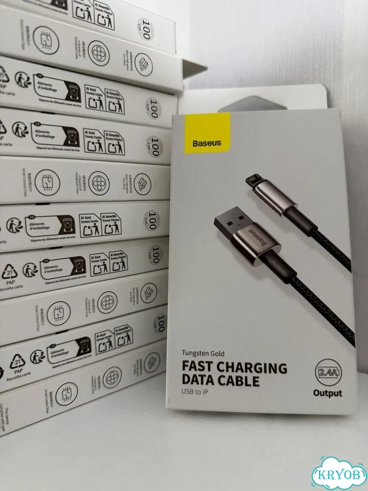 Кабель baseus,USB - Lightning. Для iPhone и iPad фото 1