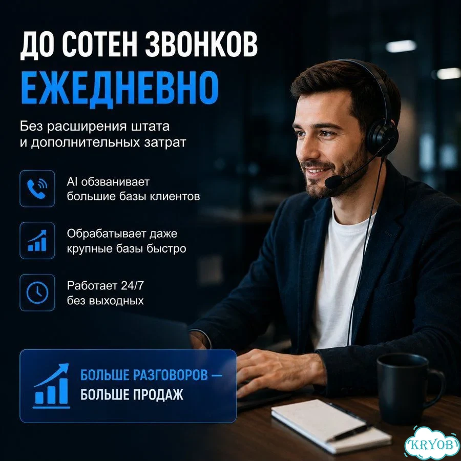 Ии Холодные звонки / Менеджер по продажам AI фото 2