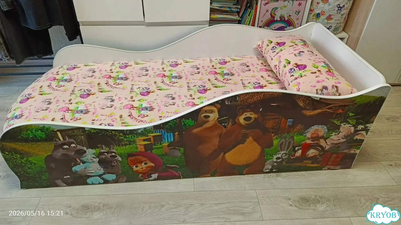 Детская кровать Маша и Медведь фото 1