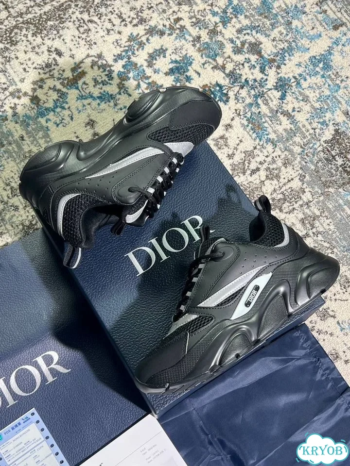 Кроссовки Dior b22 black фото 5
