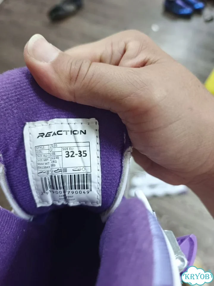 Ролики детские Reaction Galaxy 32-35 фото 5