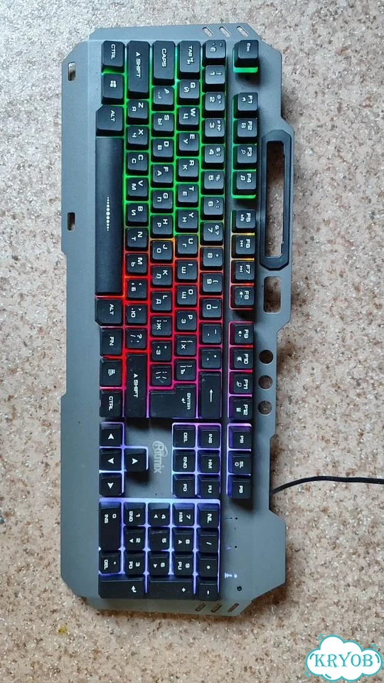 Игровая клавиатура Ritmix RKB-220BL фото 1