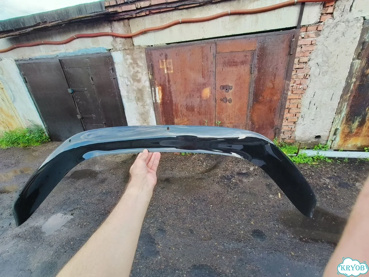 Дефлектор капота на LADA granta фото 1