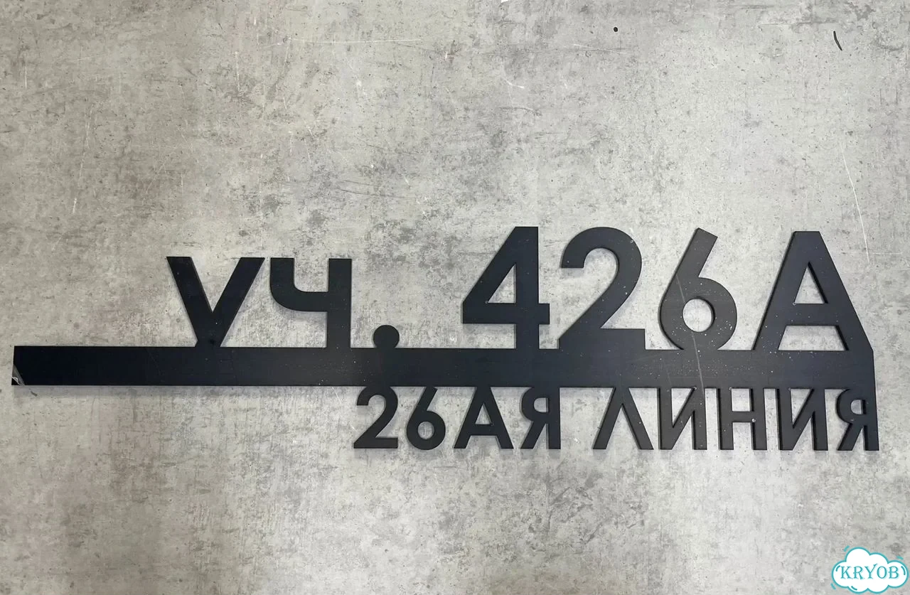 Вывеска в дизайнерском исполнении от производителя фото 4