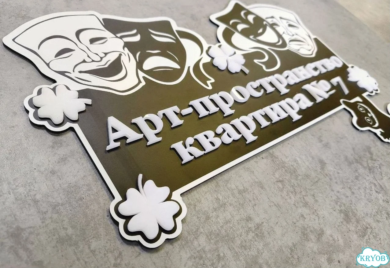 Вывеска в дизайнерском исполнении от производителя фото 9