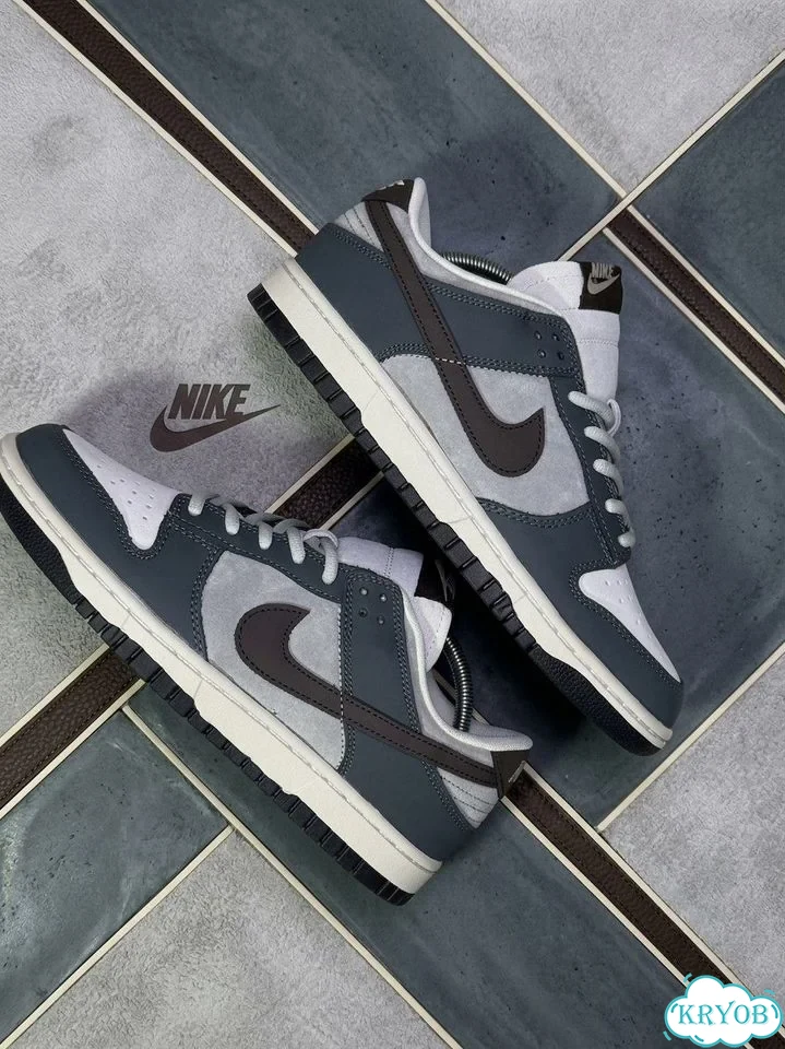 Nike Dunk low Steamboy Grey Brown фото 1