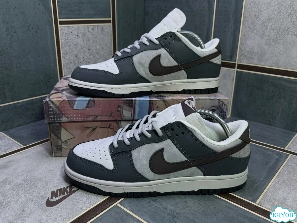 Nike Dunk low Steamboy Grey Brown фото 2
