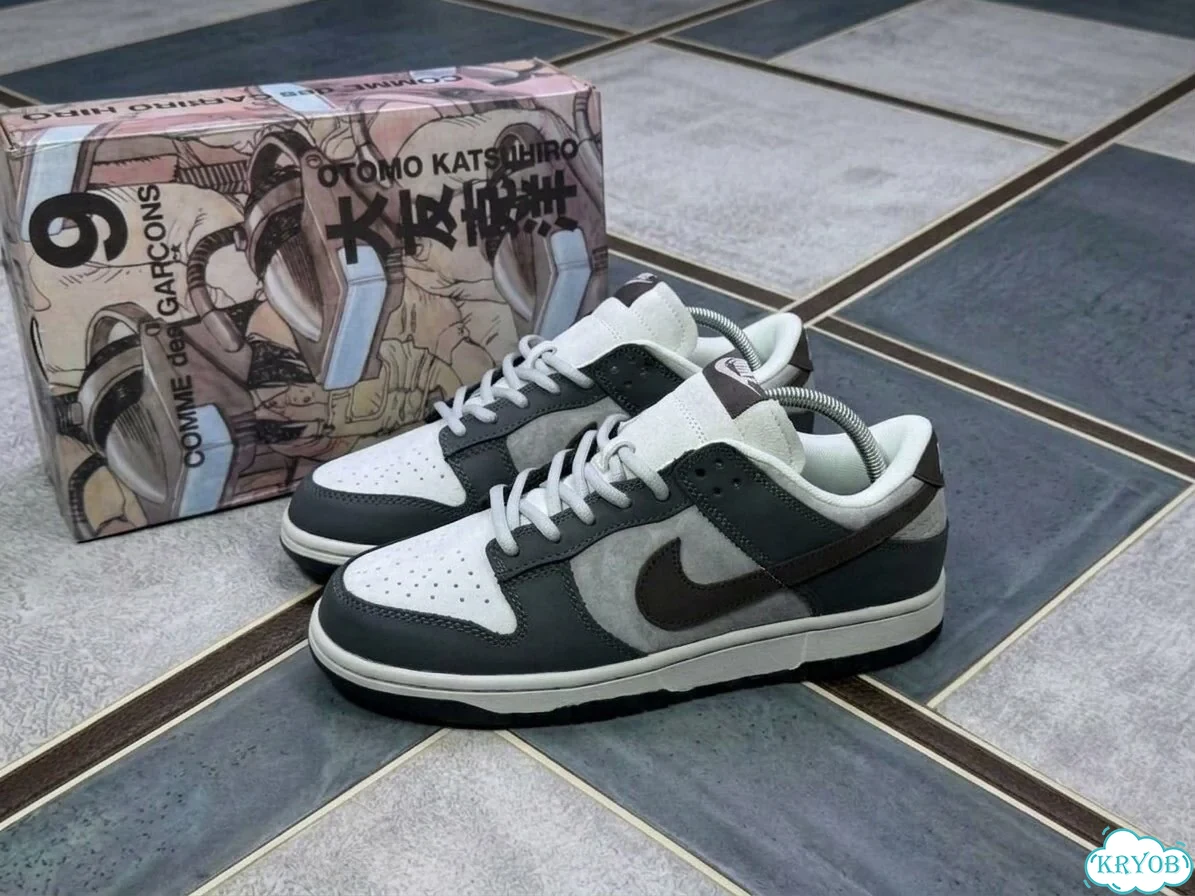 Nike Dunk low Steamboy Grey Brown фото 4