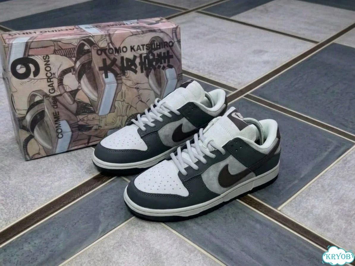 Nike Dunk low Steamboy Grey Brown фото 7