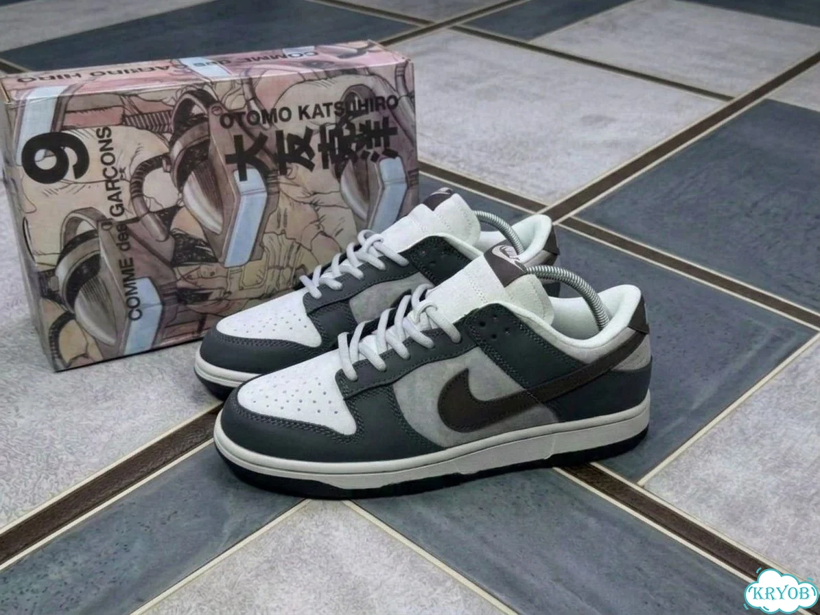 Nike Dunk low Steamboy Grey Brown фото 8