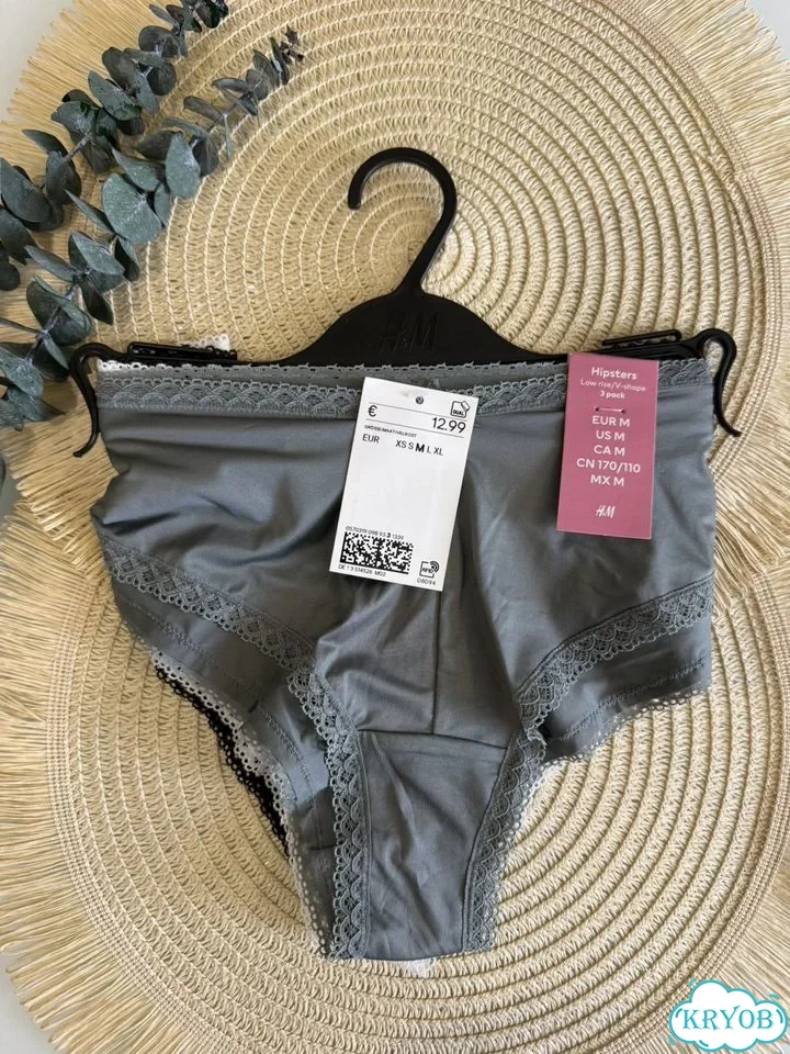 H&M 3 шт. Хипстеры трусики фото 2