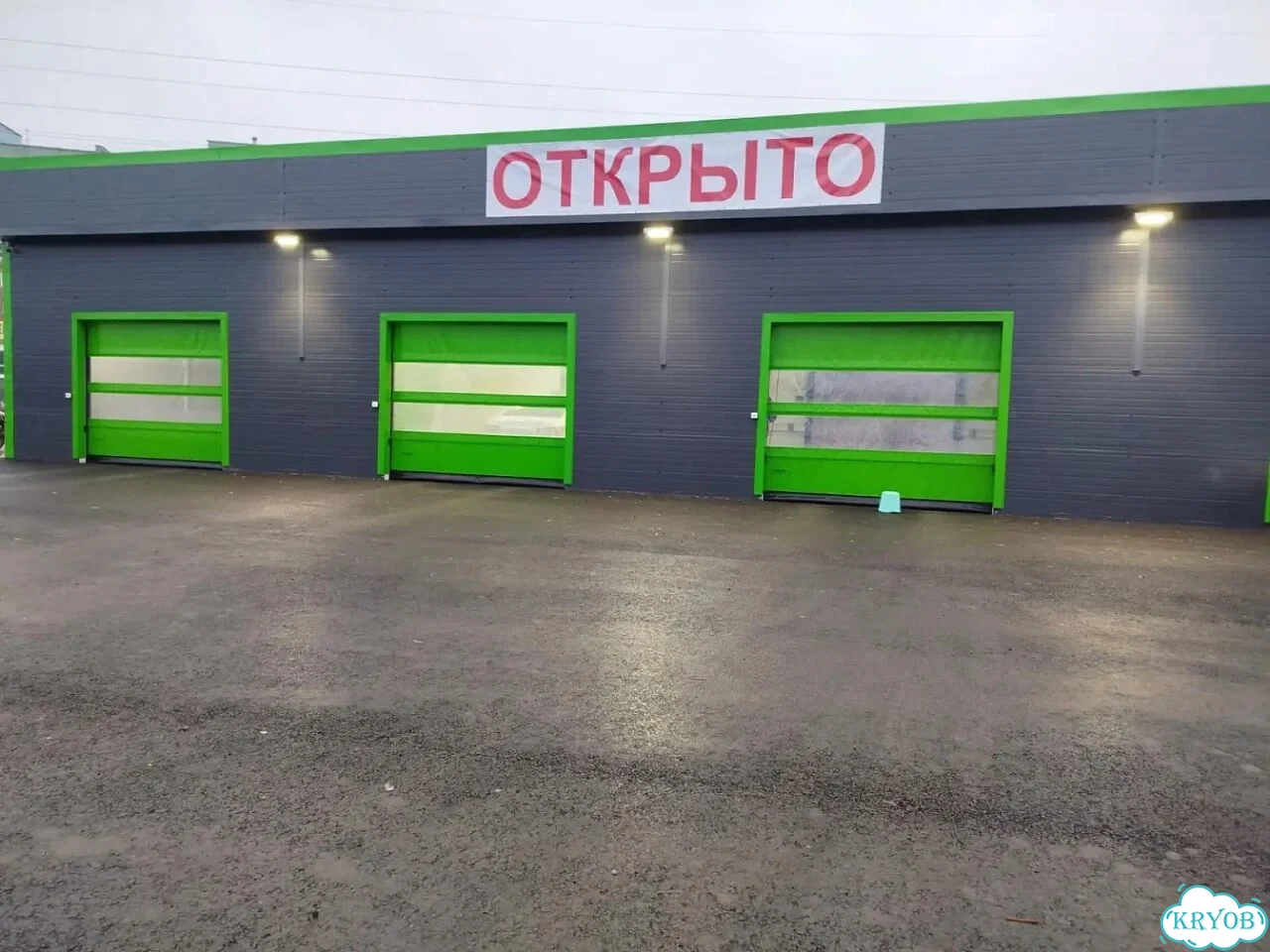 Прозрачные пвх ворота фото 5