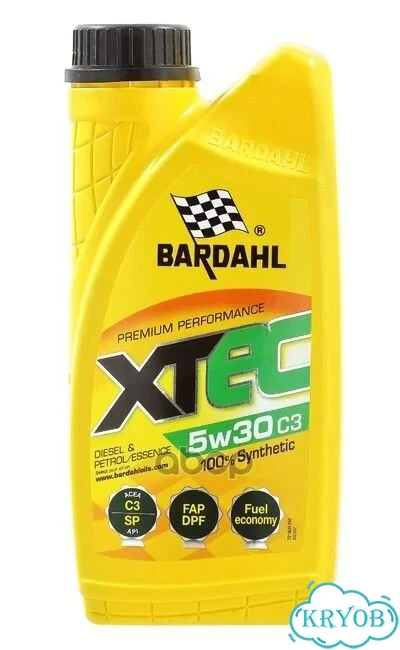 Масло моторное синтетика Bardahl xtec C3 5W-30 1 фото 1