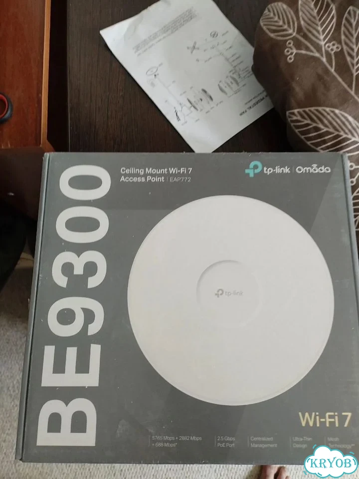 TP link EAP773 BE9300 Wi-Fi 7 точка доступа фото 1