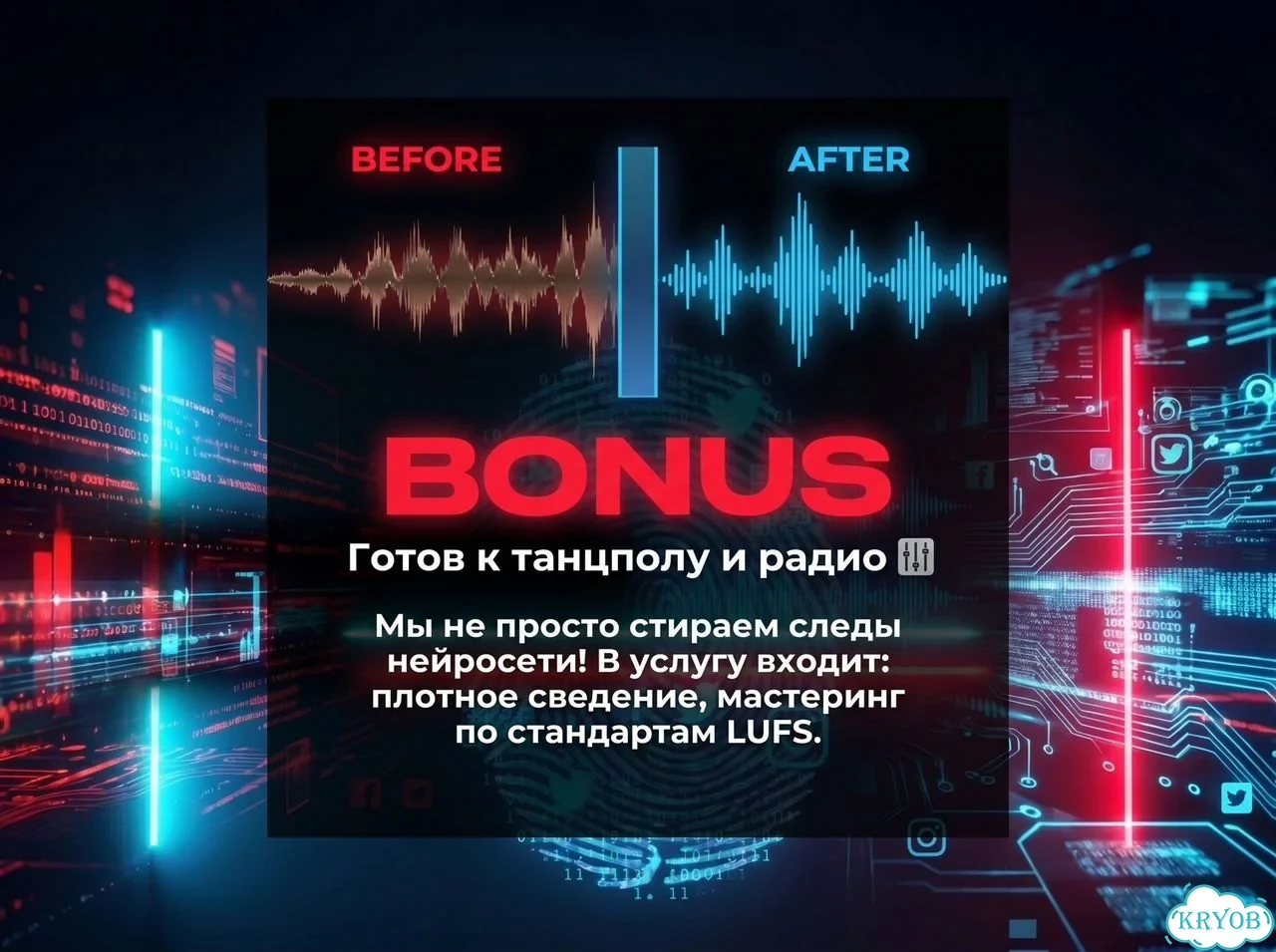 Удаление цифрового следа Suno, Udio, AI Music фото 4