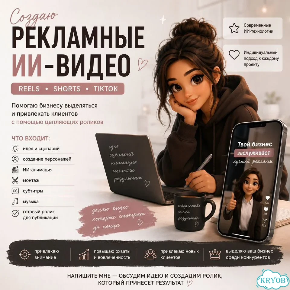 Создание видео с помощью ии фото 1