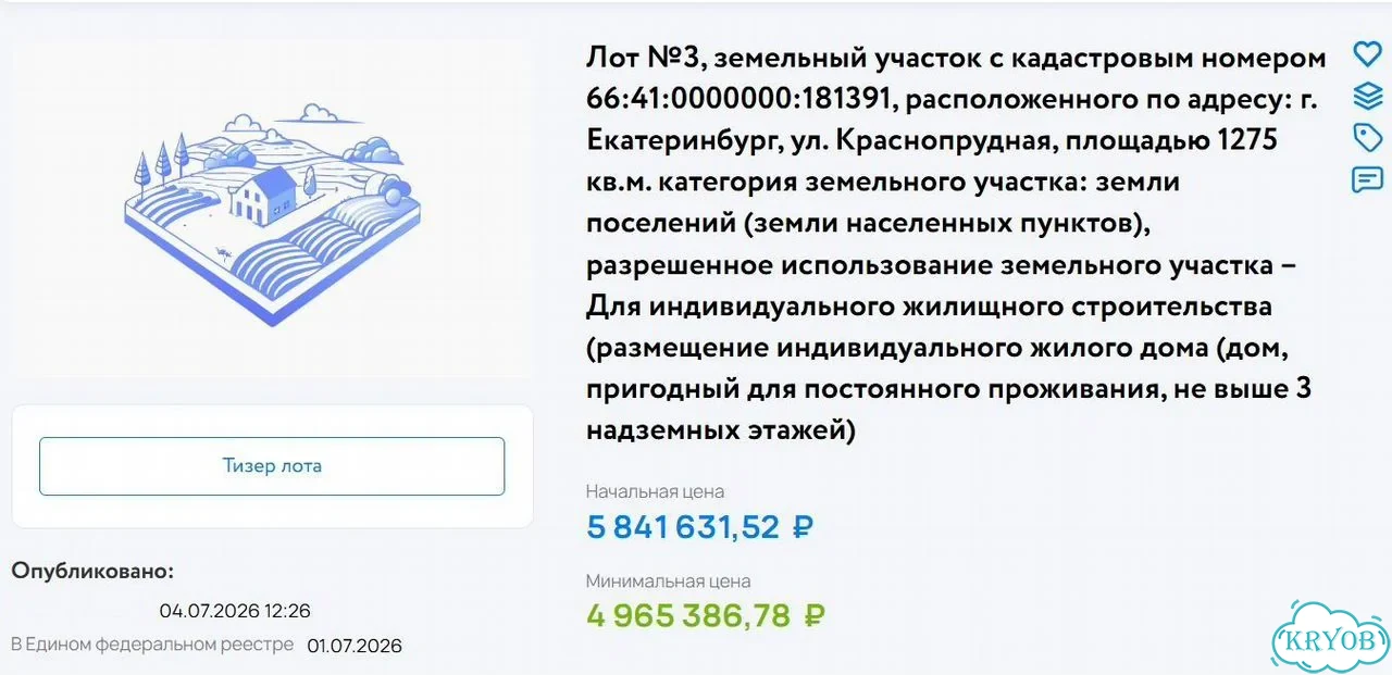 Хочешь земельный участок с торгов ниже рынка фото 1