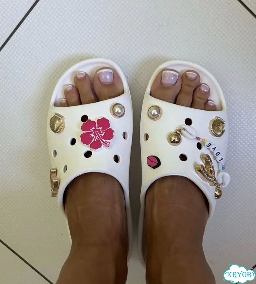 Джибитсы цепочка металл crocs оригинал фото 4