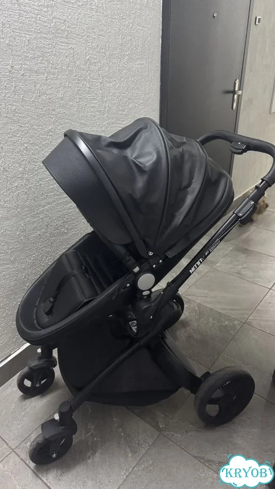 Коляска Aulon Max 3 в 1 black eco чёрный фото 1