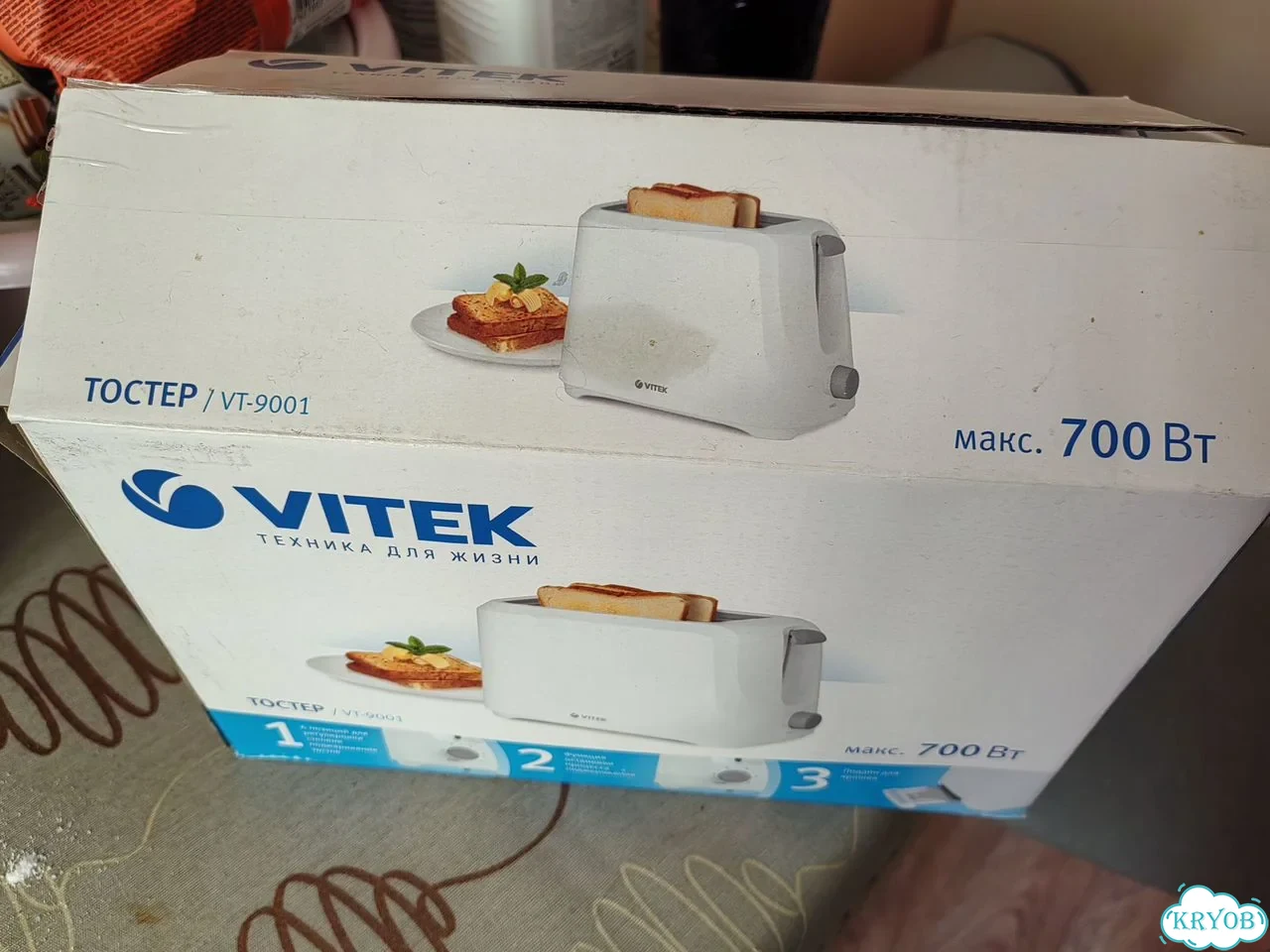 Тостер vitek VT-9001 фото 2