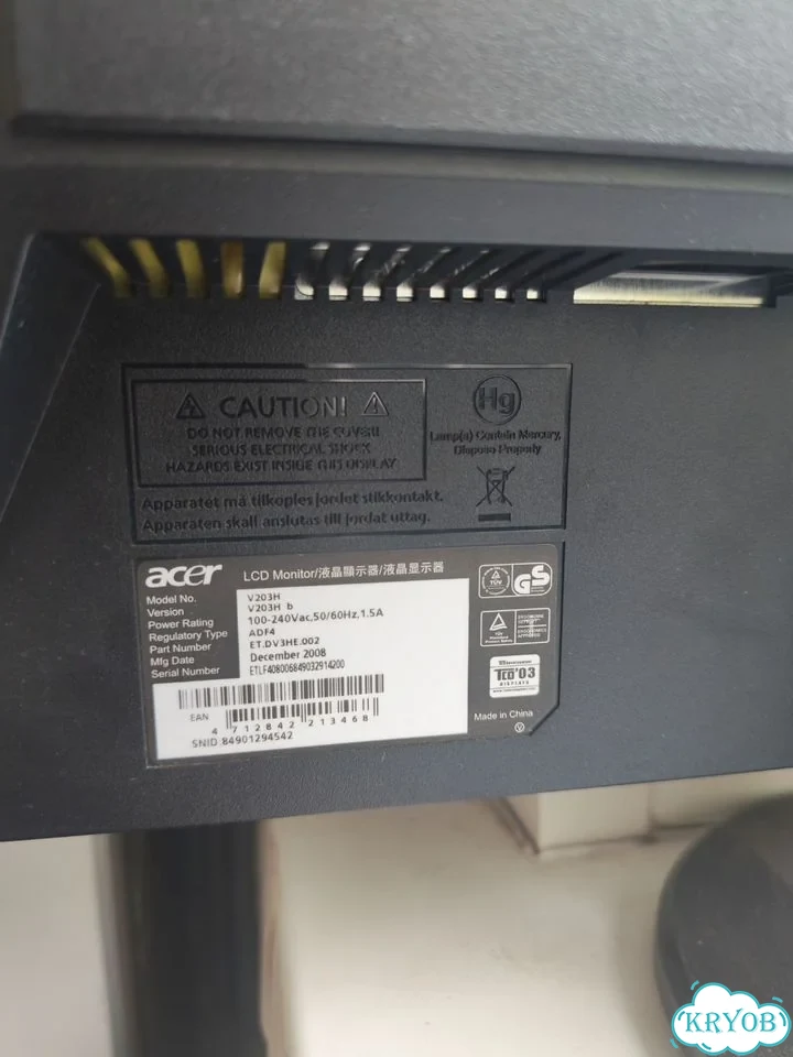 Монитор acer модель v203h фото 2