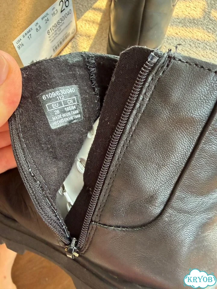 Ботинки Zara 26 для девочки натуральная кожа фото 6