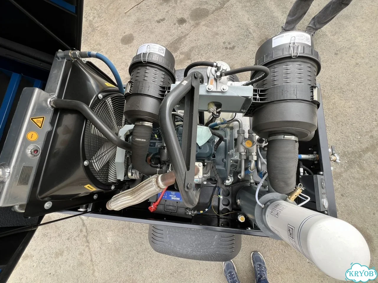 Дизельный компрессор Airbox 5 кубов 7 бар фото 11