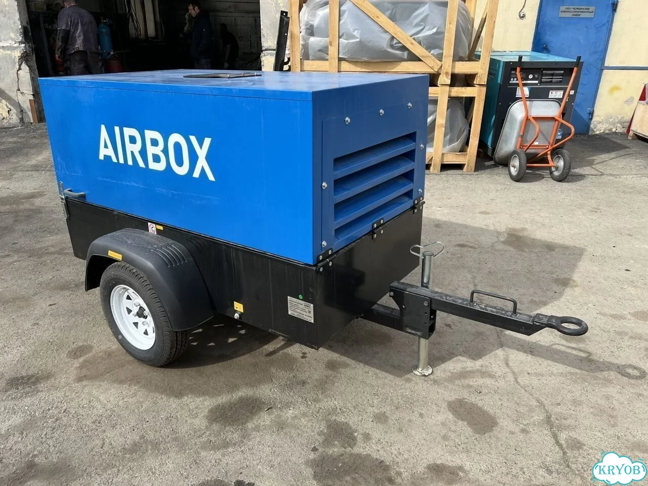 Дизельный компрессор Airbox 5 кубов 7 бар фото 4