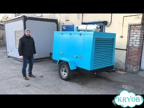 Дизельный компрессор Dali 11/10 на шасси фото 2