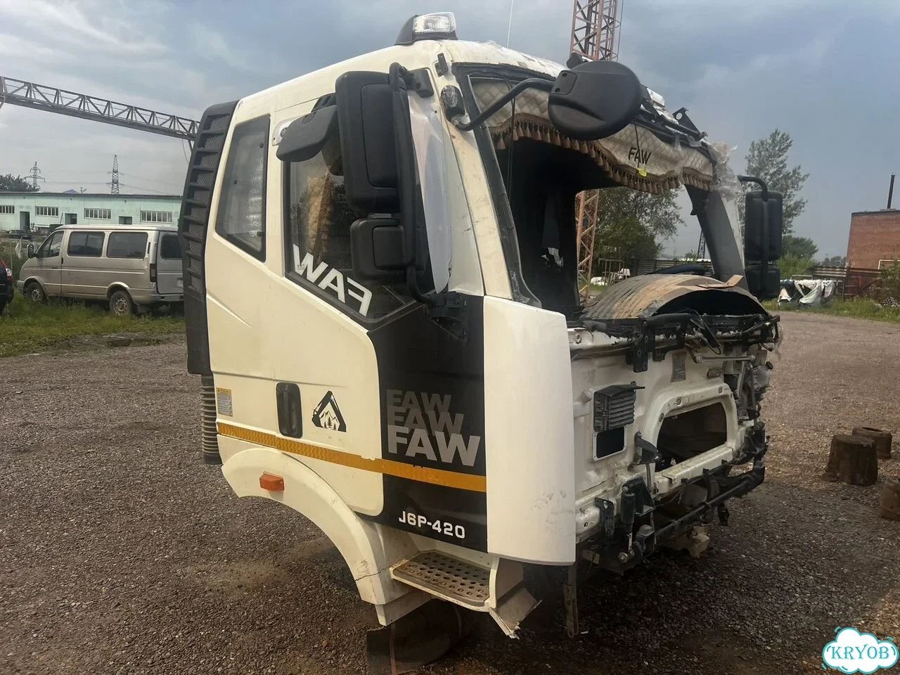 Кабина на faw j6 фото 1