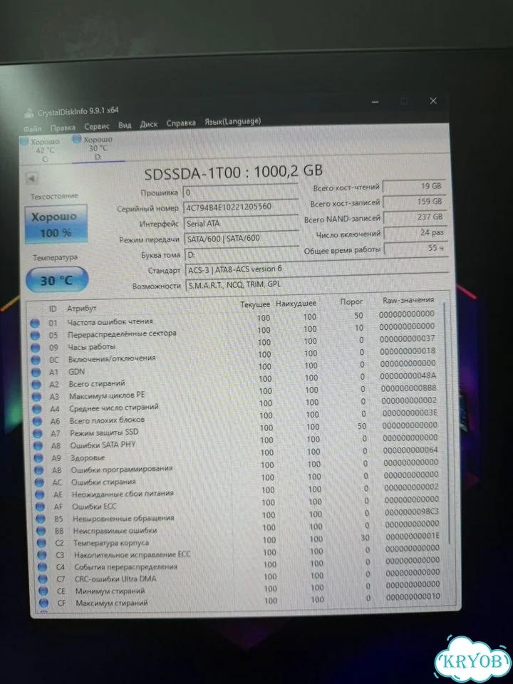 Ssd wd blue 1tb фото 3