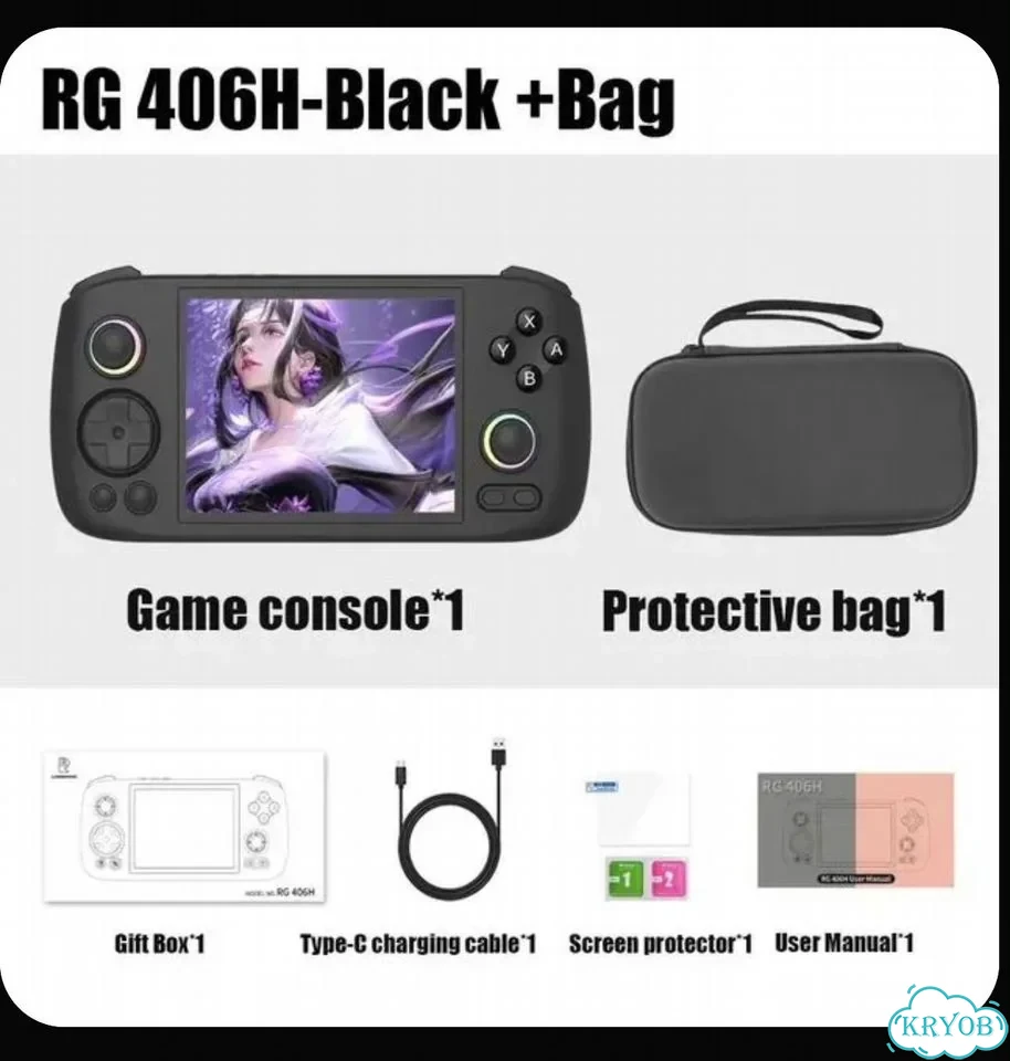 Игровая консоль anbernic RG 406H, 4 дюйма, IPS фото 1