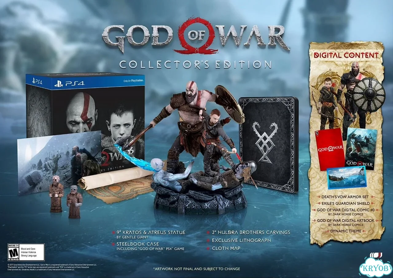 God Of War 2018 Collector's edition фото 1