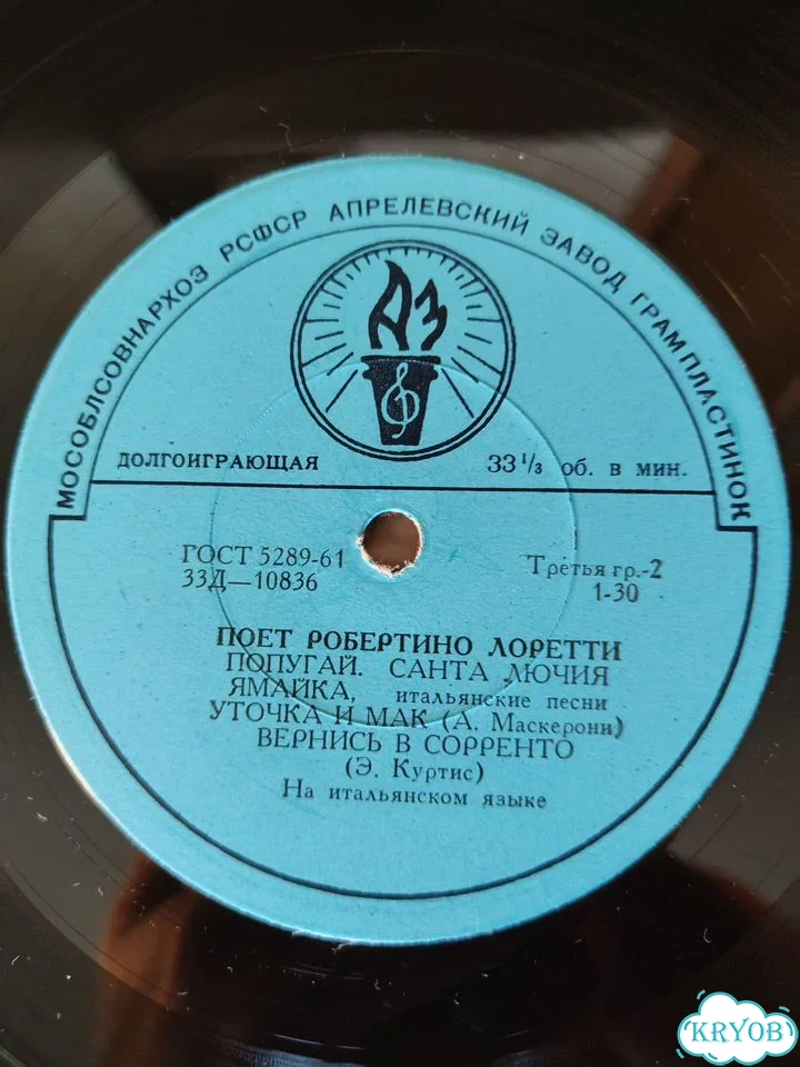 Roberto Loreti / Робертино Лоретти. О Мое Солнце фото 2