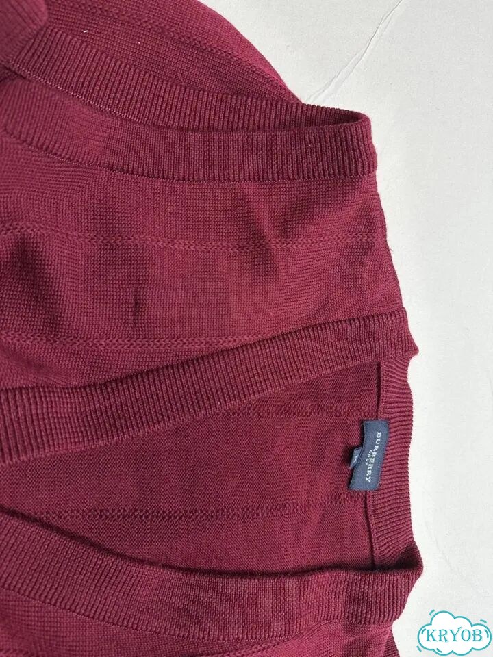 Burberry Golf Japan Жилет Шерсть Оригинал Винтаж фото 10