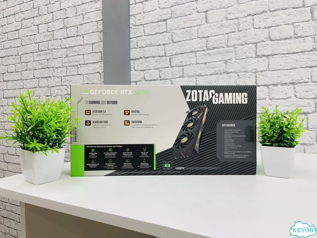 Видеокарта RTX 5070 12GB Zotac OC (Новая) фото 2