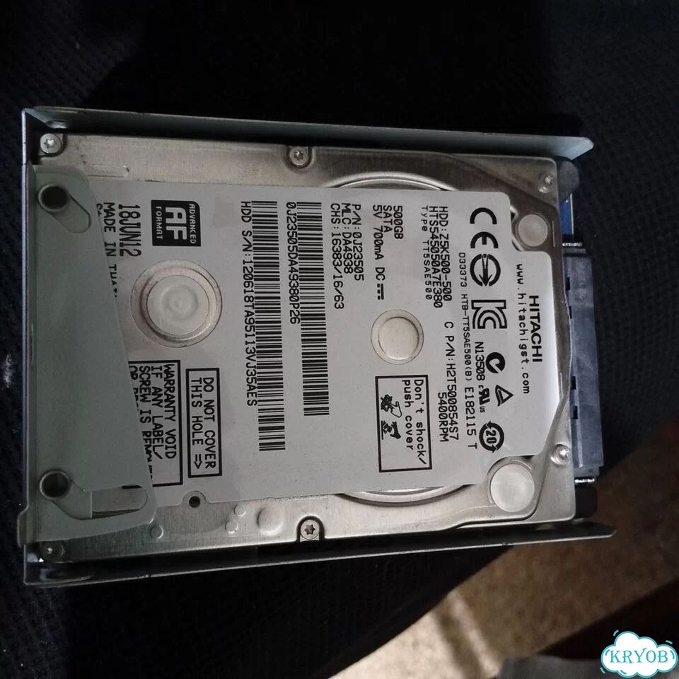 Жёсткий диск для ps3, 500гб, Hitachi фото 1