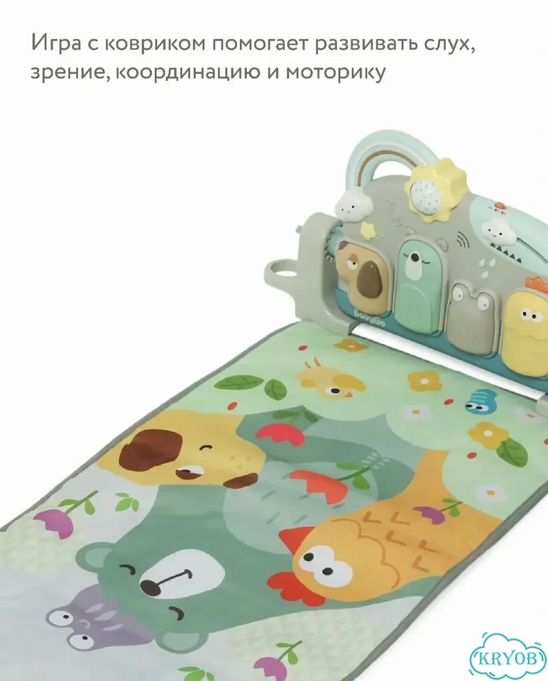 Развивающий коврик с пианино фото 2