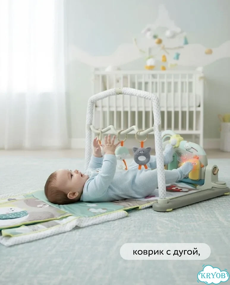 Развивающий коврик с пианино фото 4