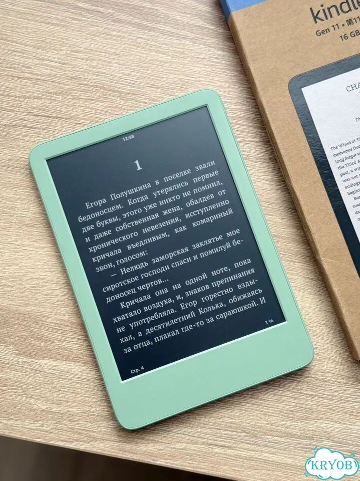 Kindle 11 (2024) basic в цвете матча (matcha) фото 2