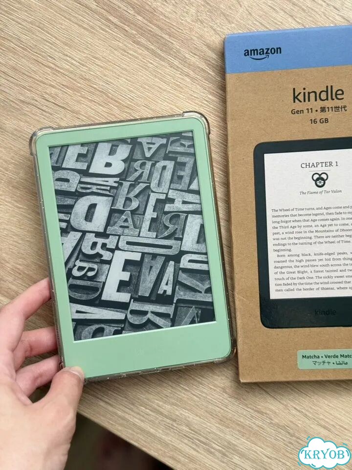 Kindle 11 (2024) basic в цвете матча (matcha) фото 5
