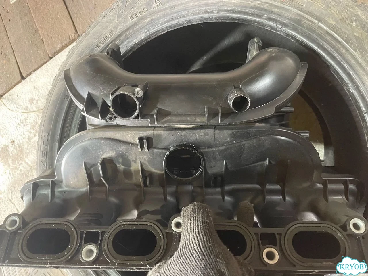 Впускной коллектор bmw 5 e60/e61 n52 фото 3