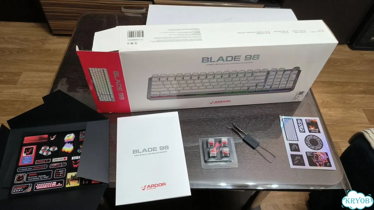 Клавиатура ardor gaming blade 98 фото 2